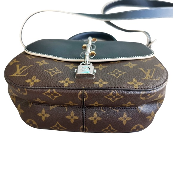 Louis Vuitton Chain It Top Handle Bag Monogram Canvas Leather PM Black Brown - Picture 12 of 12